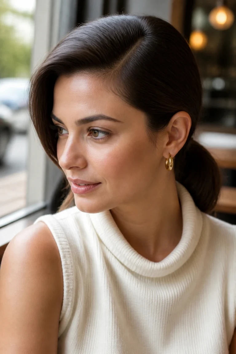 28 Sleek Low Ponytails for Women