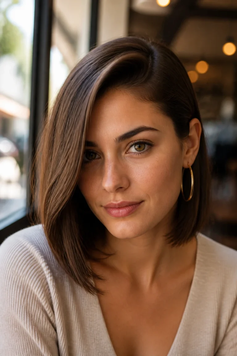 32 Straight Hairstyles for Medium Length Hair
