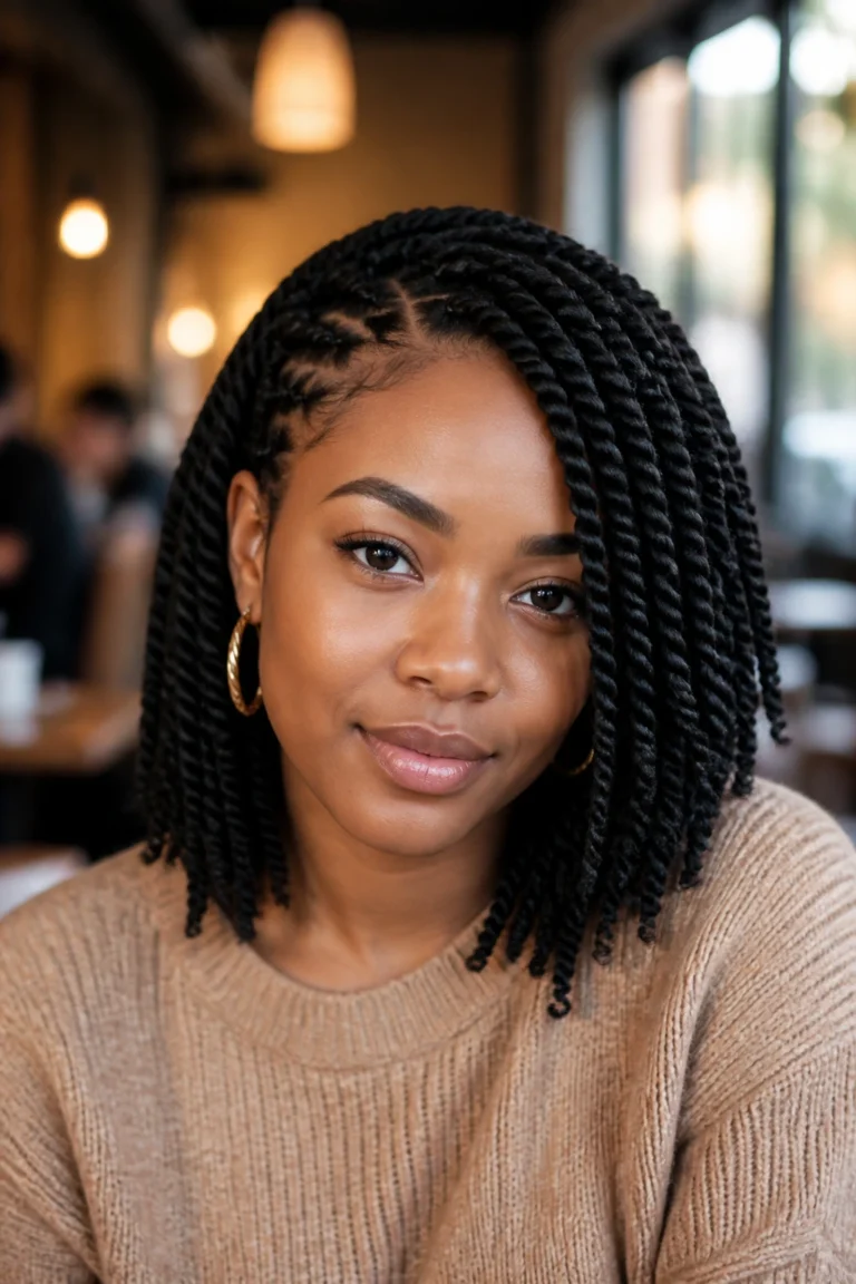 19 Senegalese Twist Styles for Medium Length Hair