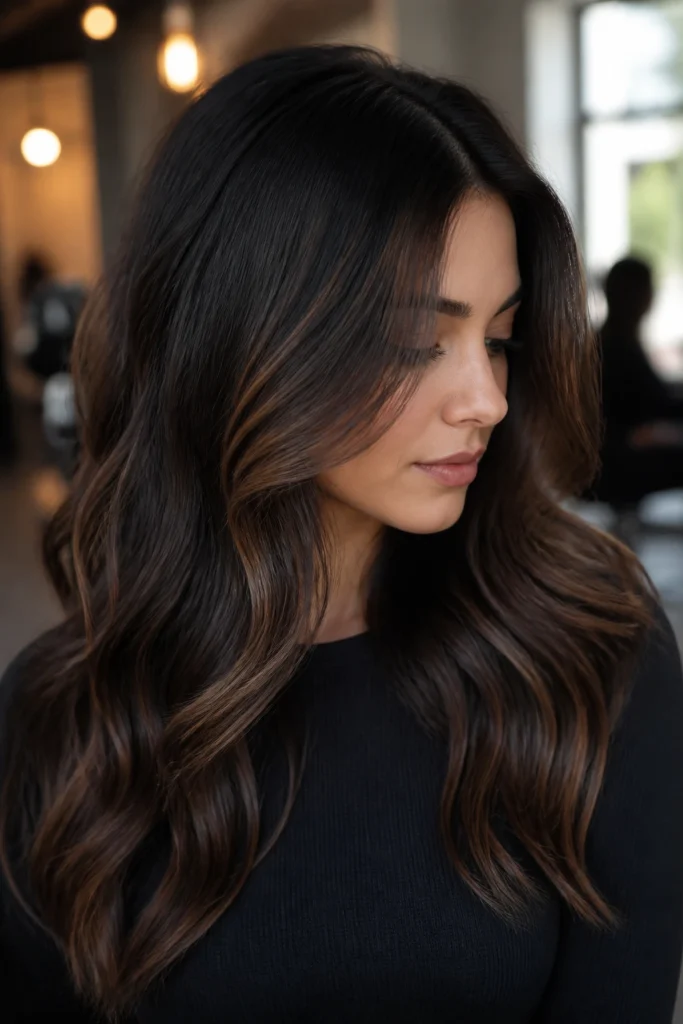 20 Black Hair Color Ideas for Soft Dimensional Color