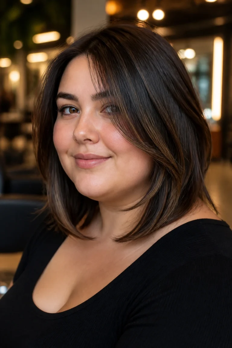 18 Hairstyles for Chubby Faces