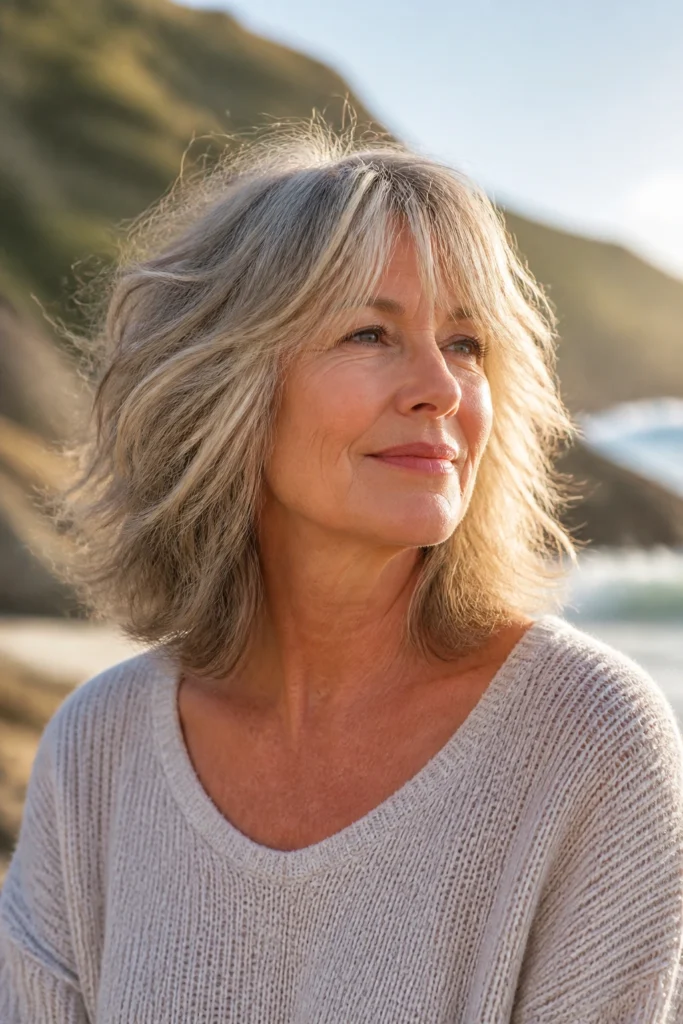 27 Loose Shag Haircuts for Older Women