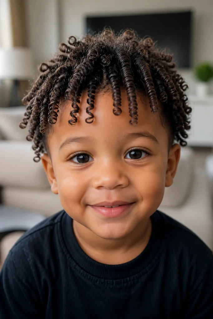 19 Curly Hairstyles for Toddler Boys