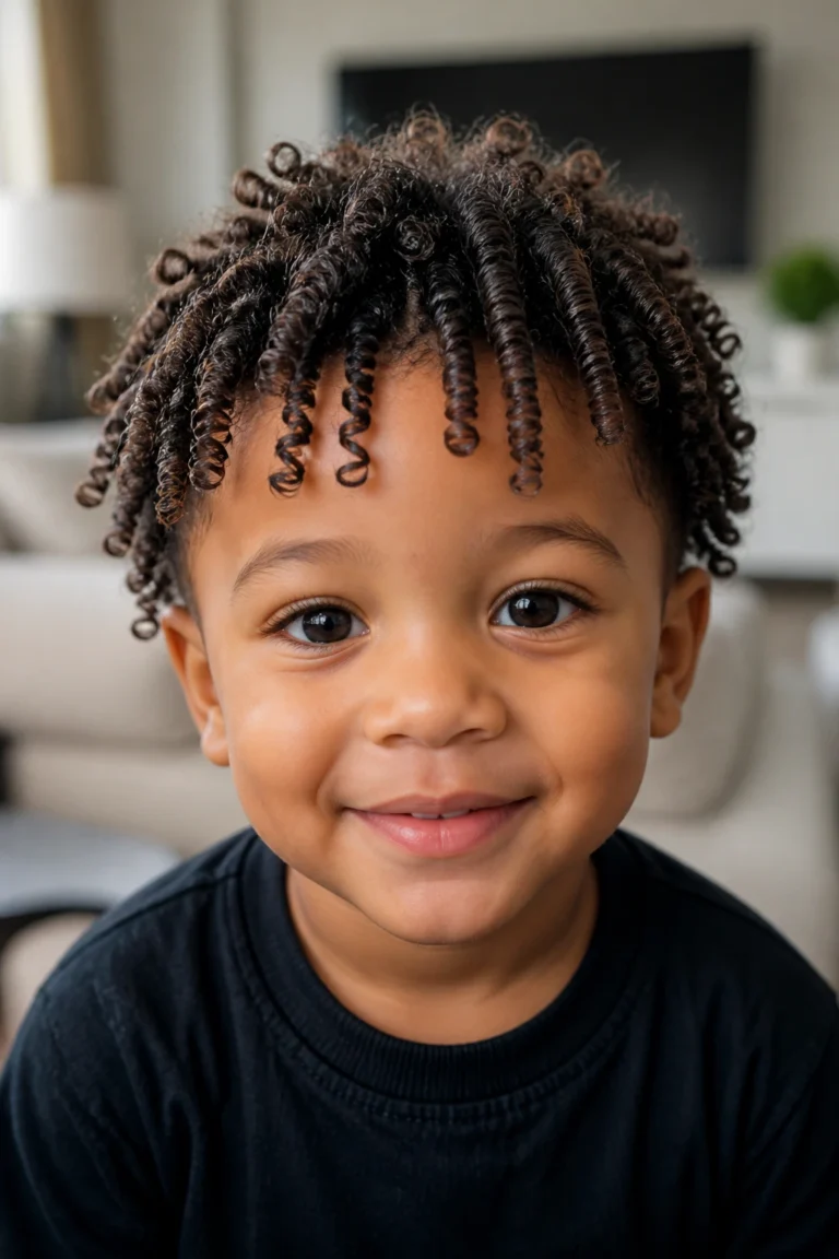 19 Curly Hairstyles for Toddler Boys