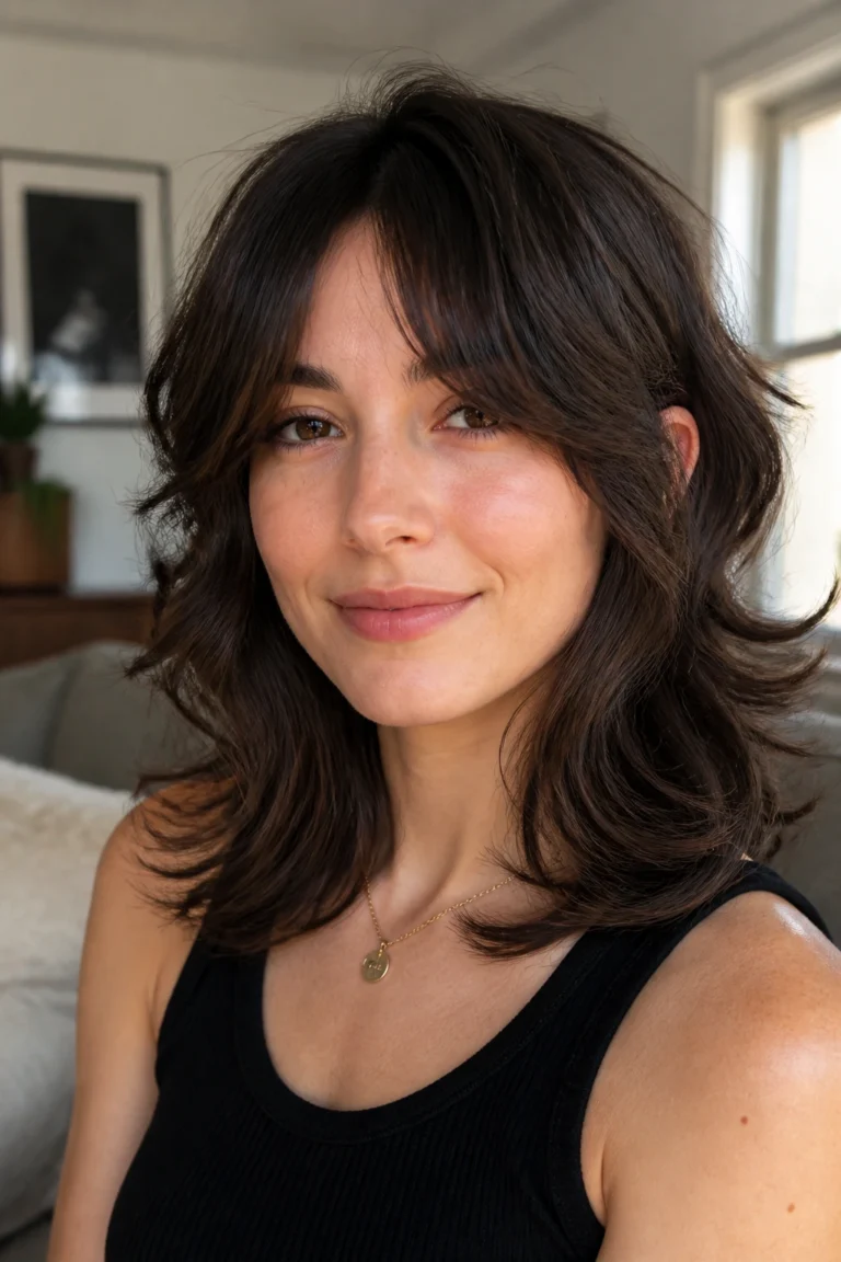 20 Wavy Wolf Cuts for Soft Texture