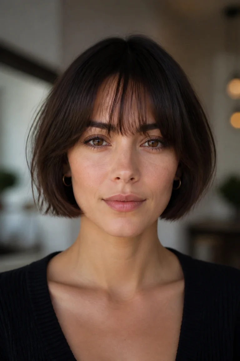 17 Layered Haircuts With Bangs for Fine Hair