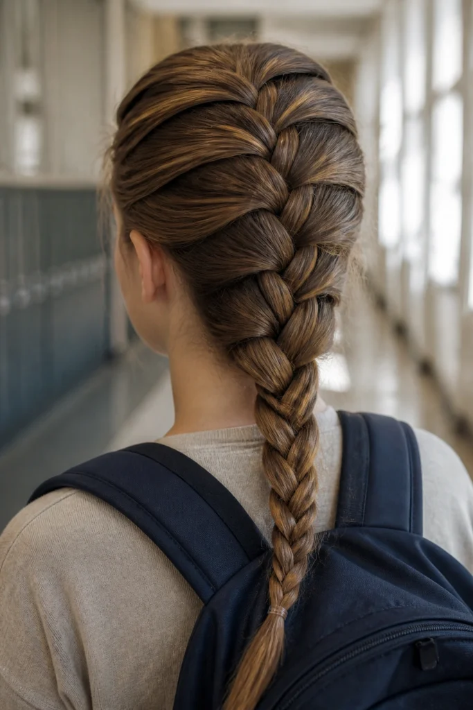 22 Braid Hairstyles for School