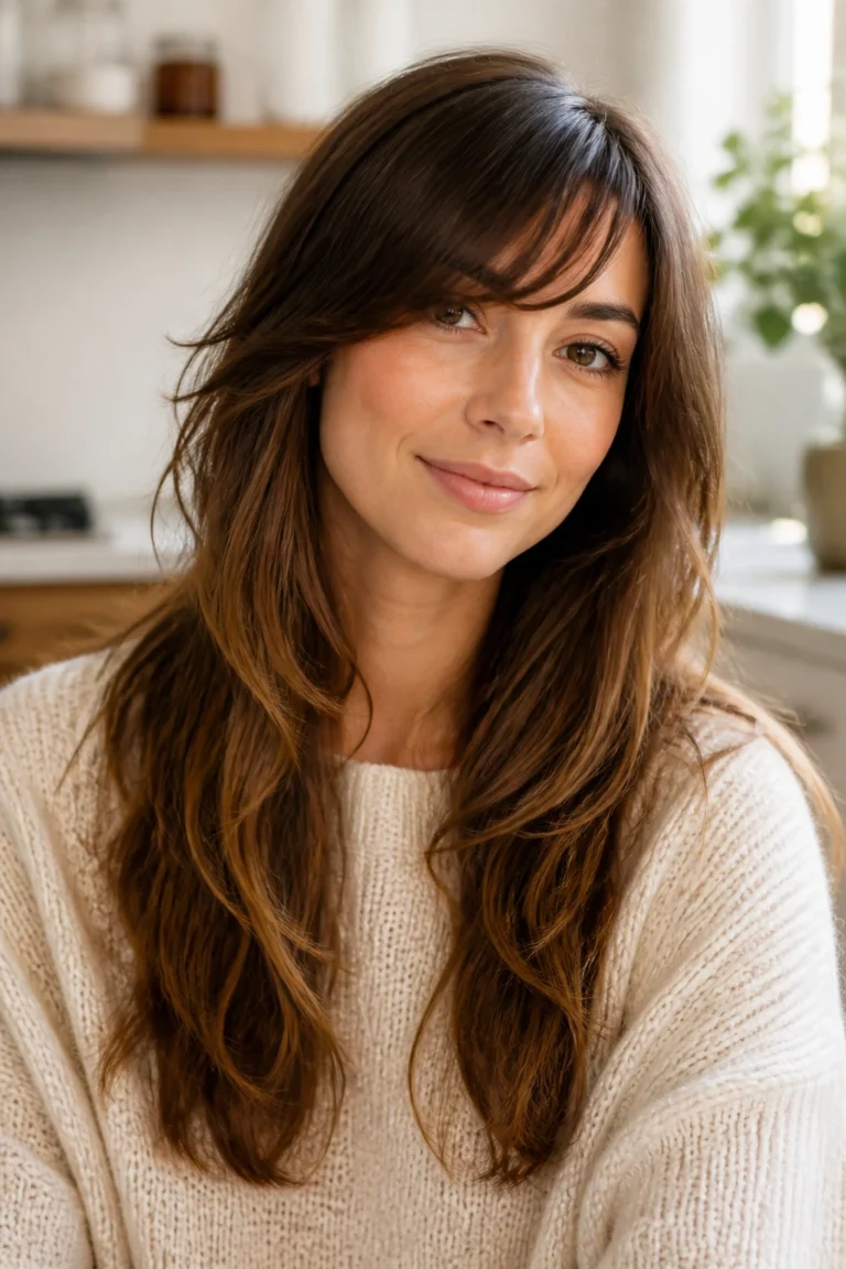 16 Long Hairstyles With Bangs