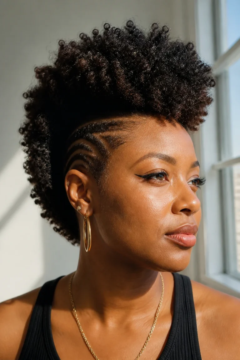 32 Afro Mohawk Hairstyles for Black Women