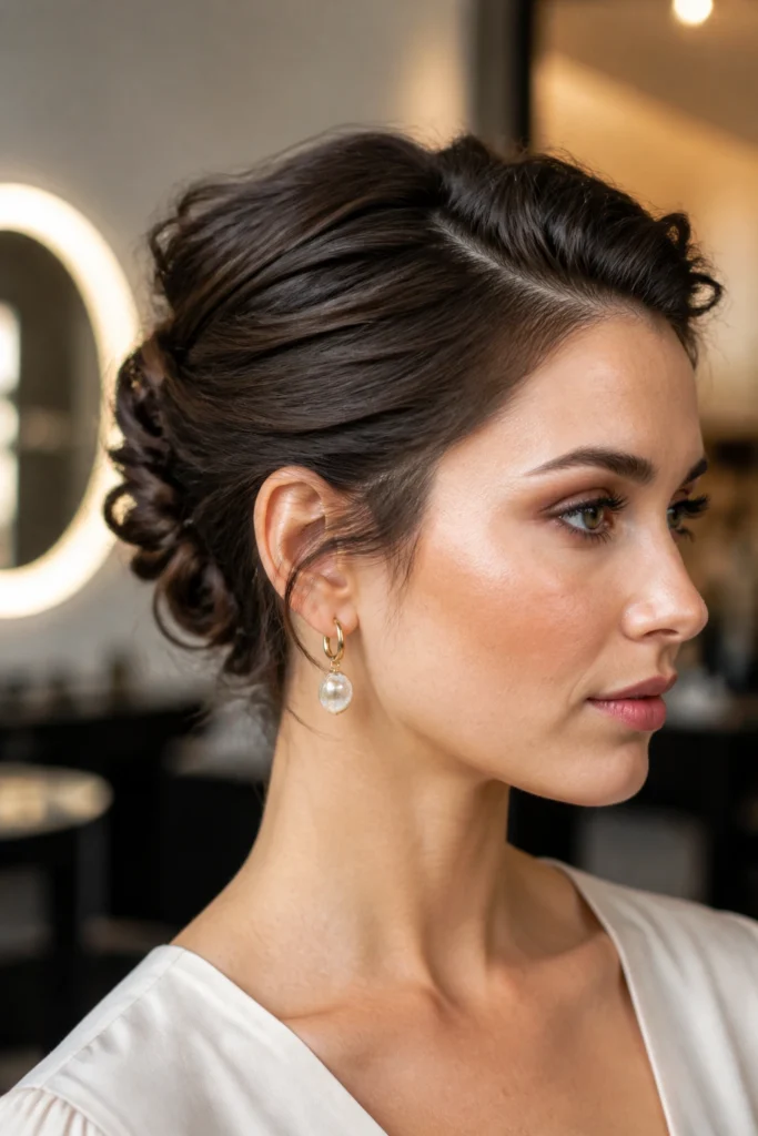 22 Updos for Short Hair