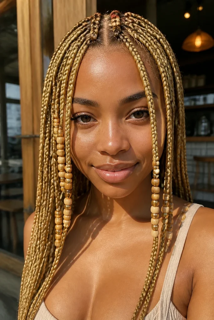 22 Blonde Beaded Hairstyles