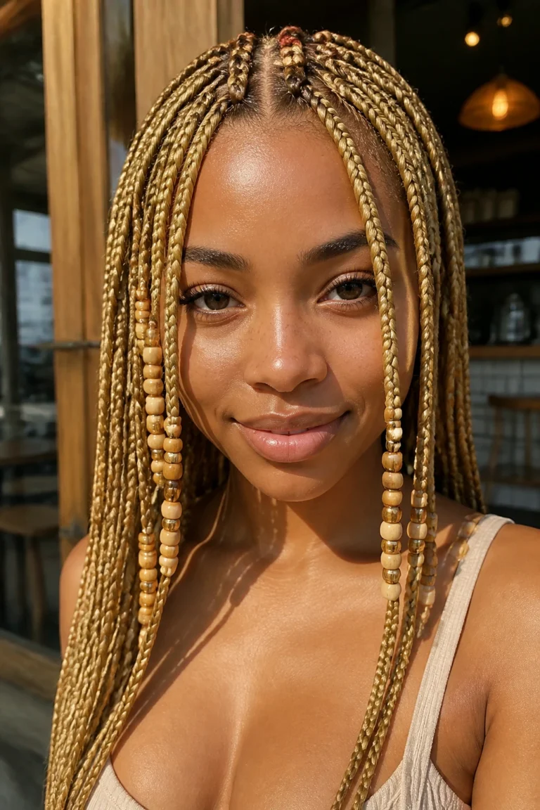 22 Blonde Beaded Hairstyles