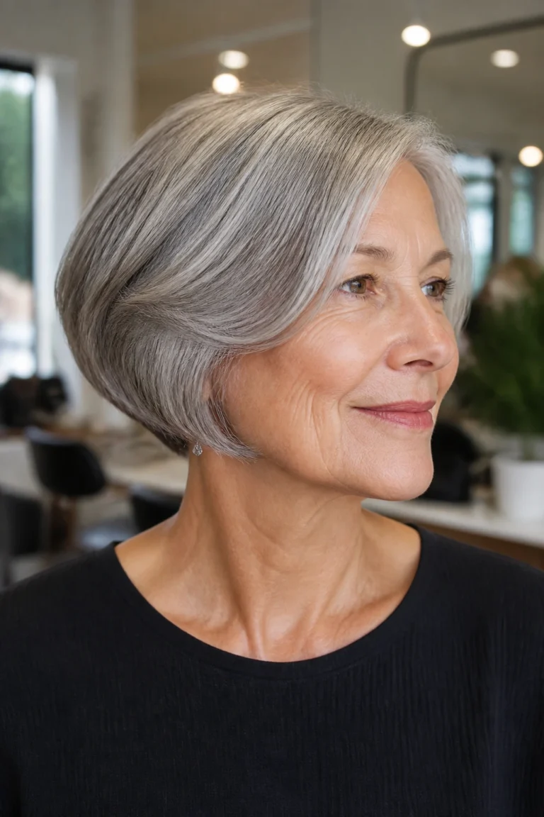27 Gray Hair Looks for Short Hair