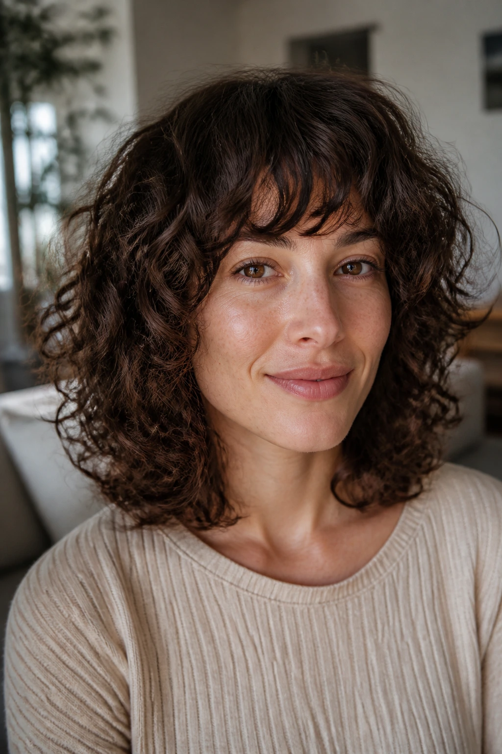 Growth-friendly transitional haircut on a real person