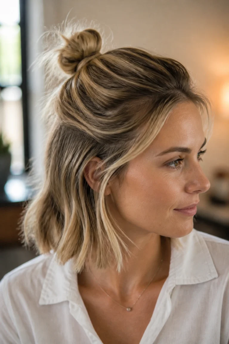 19 Bun Hairstyles for Short Hair