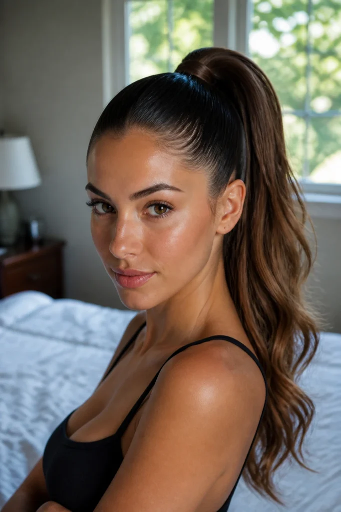 35 Sleek High Ponytails for Women