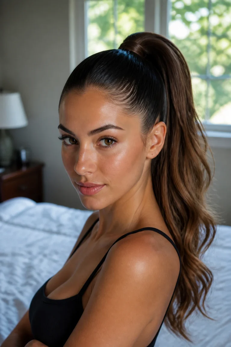 35 Sleek High Ponytails for Women