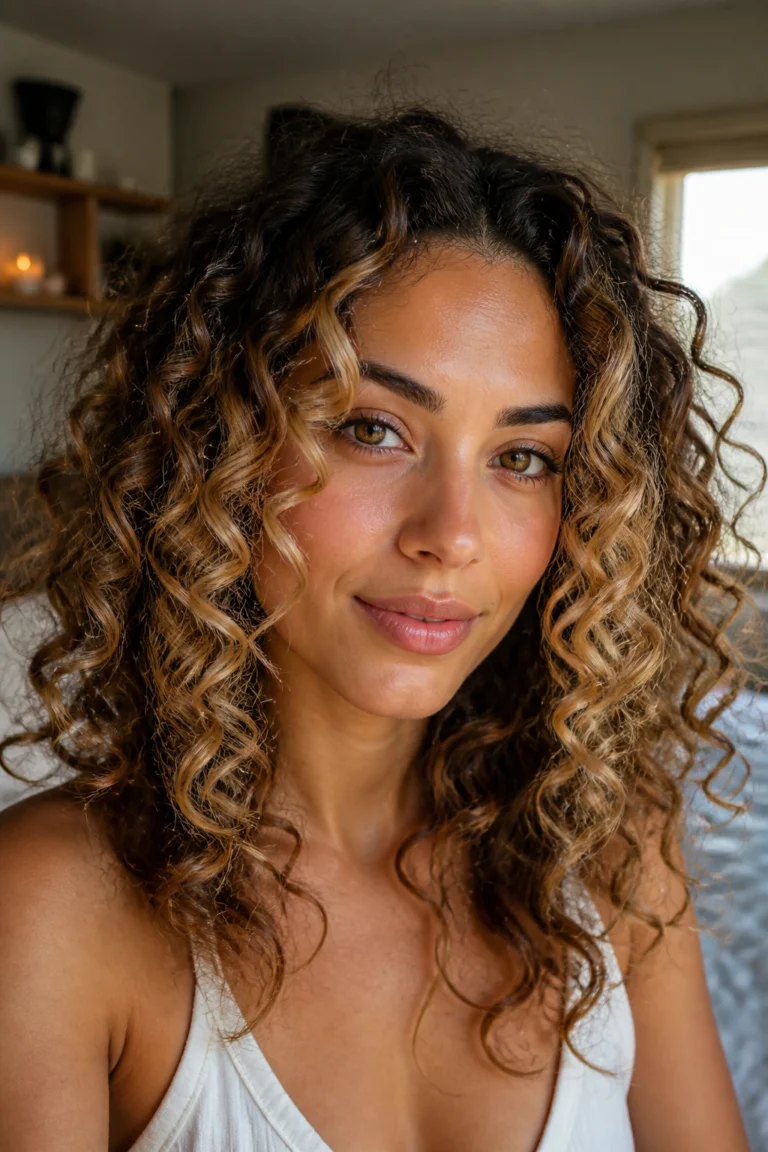 22 Highlights Ideas for Curly Hair