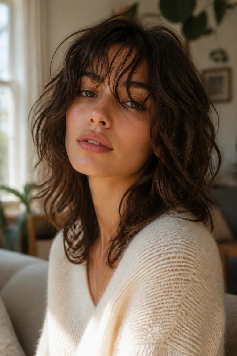 28 Italian Shag Haircuts for Wavy Hair