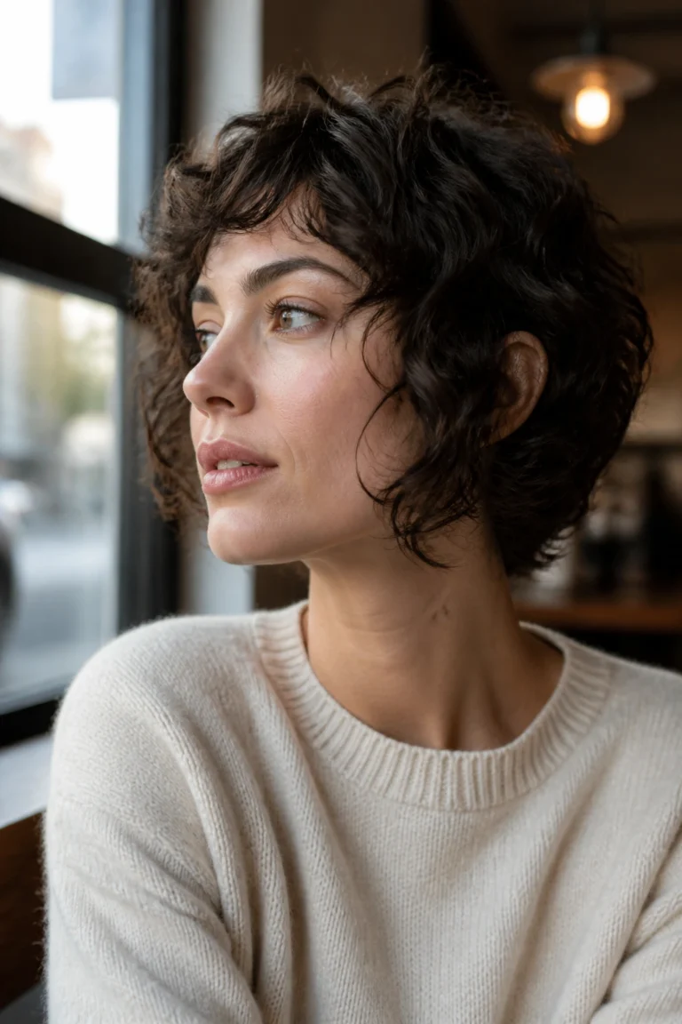 33 Wolf Shag Haircuts for Short Curly Hair