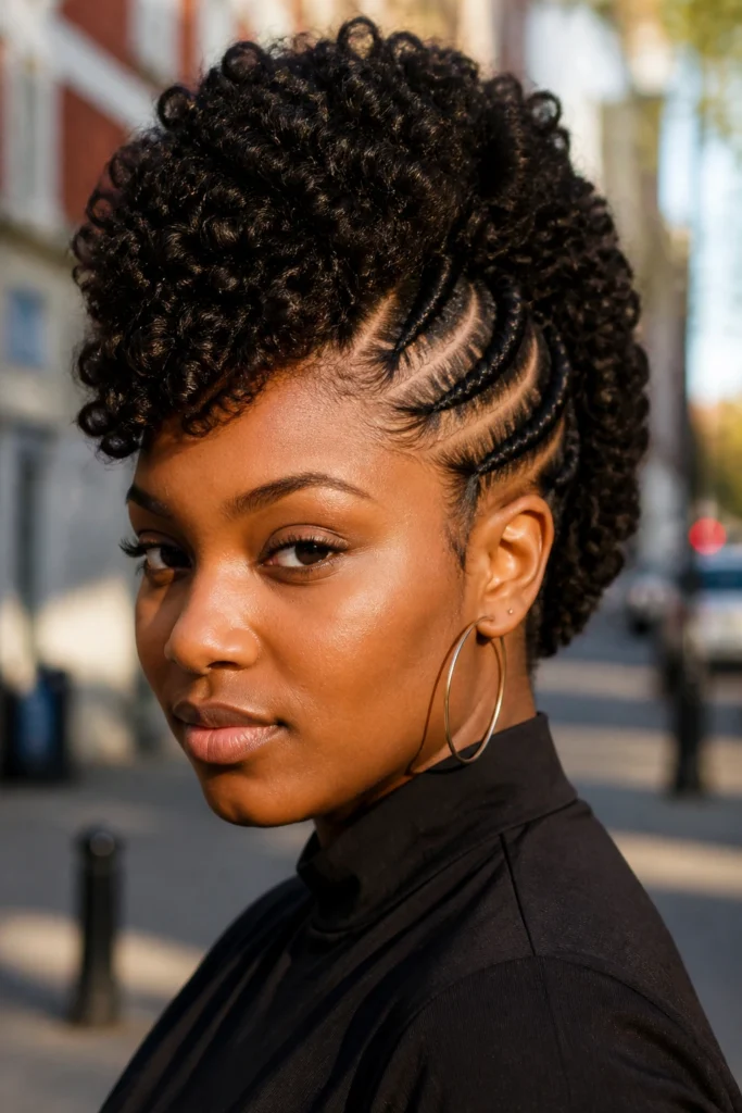 33 Mohawk Crochet Braid Styles for Black Women
