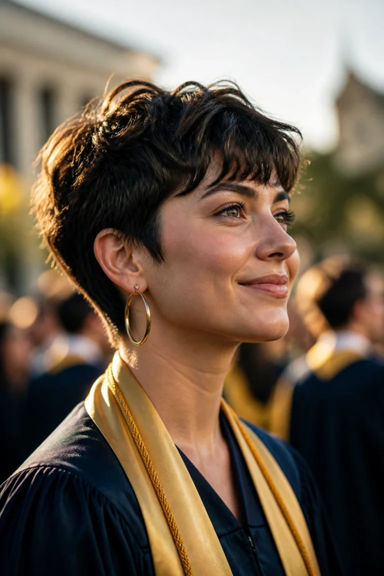 20 Graduation Hairstyles for Short Hair