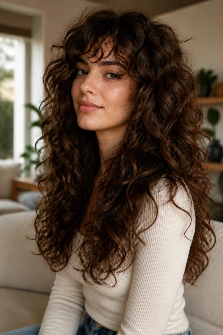 42 Long Layered Curly Haircuts for Volume