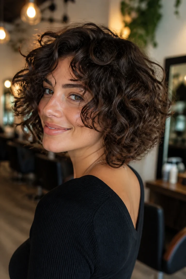 17 Layered Bobs for Medium Length Curly Hair