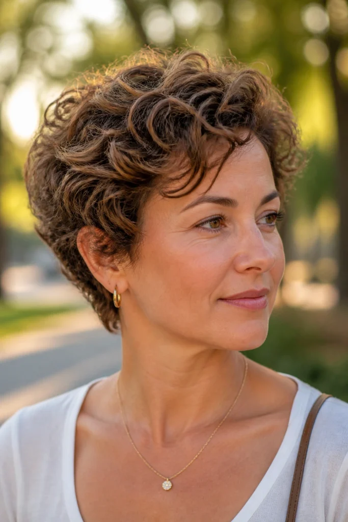 19 Short Cuts for Women With Thinning Curly Hair