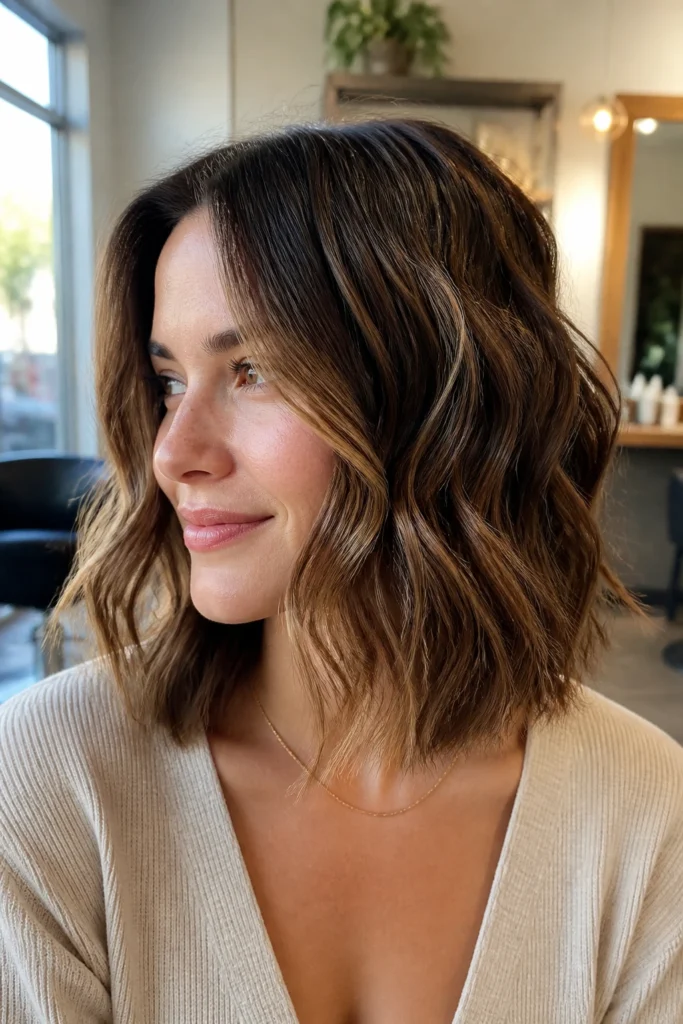33 Lob Hairstyles With Movement for Wavy Hair