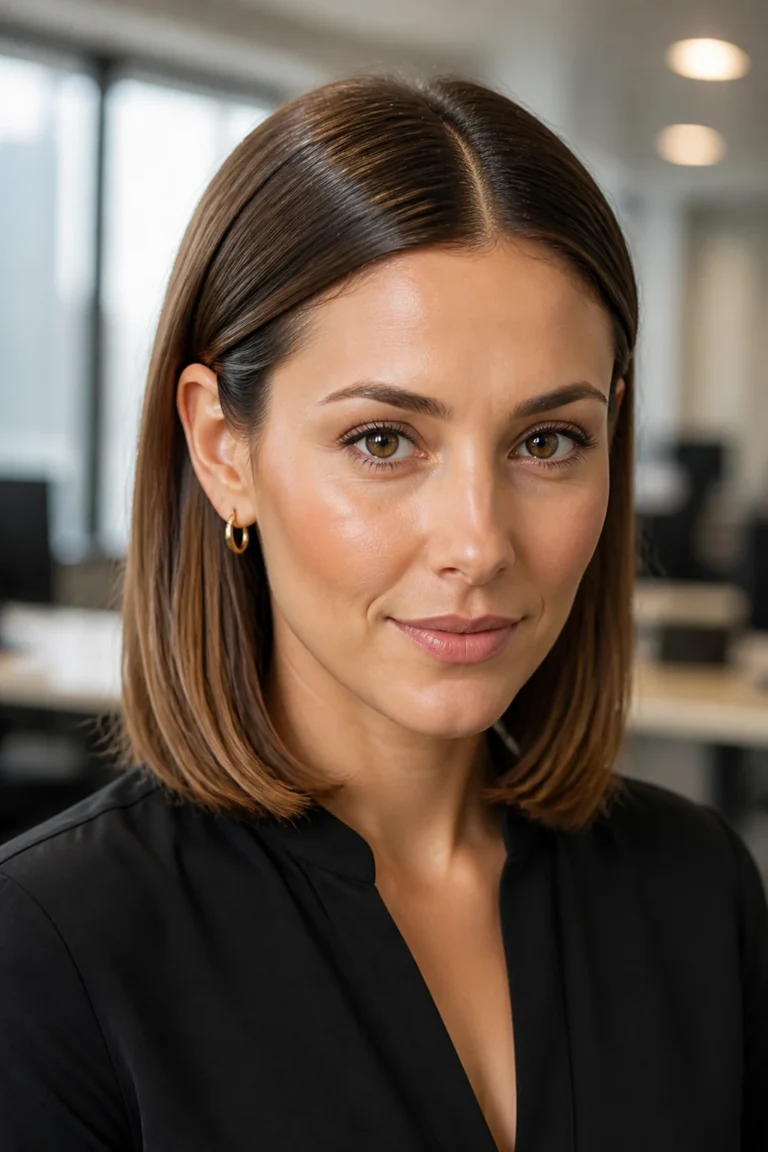 25 Straight Hairstyles for Sleek Polish