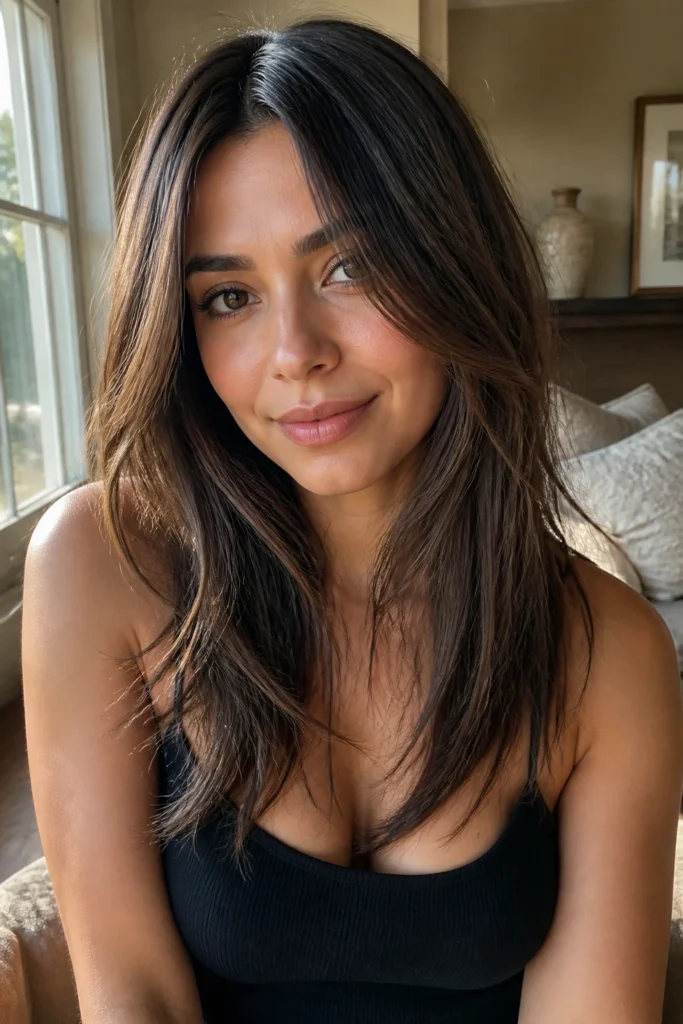 20 Layered Haircuts for Round Faces