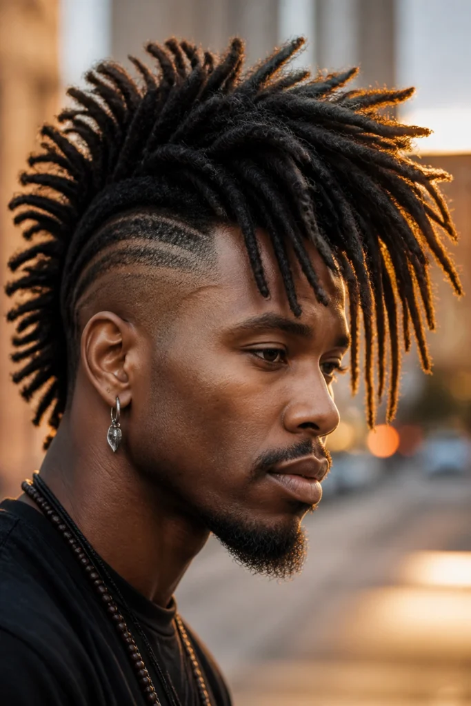 23 Dreadlock Mohawk Styles for Long Natural Hair
