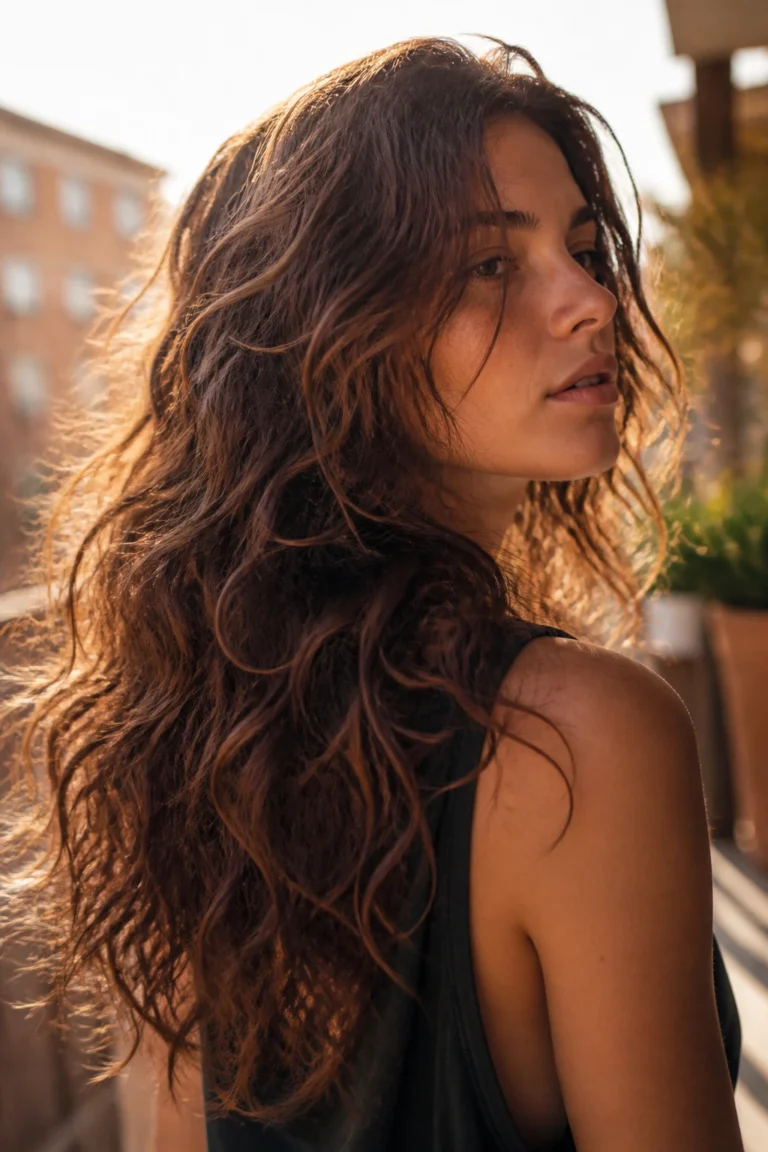 38 Lesbian Long Haircuts for Wavy Hair