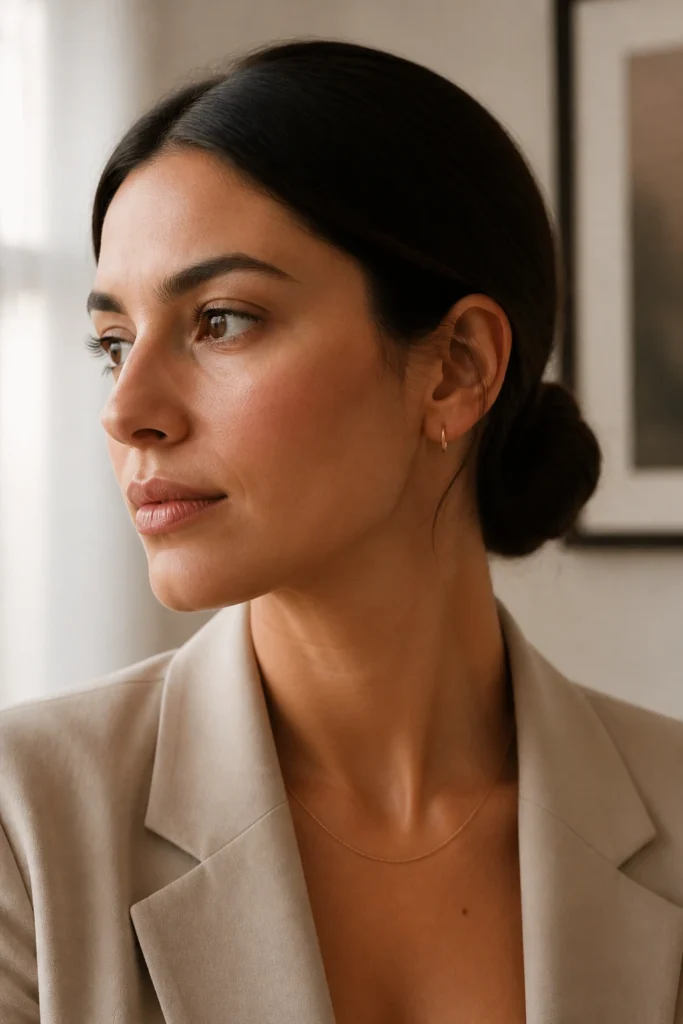 45 Elegant Low Bun Styles for Women