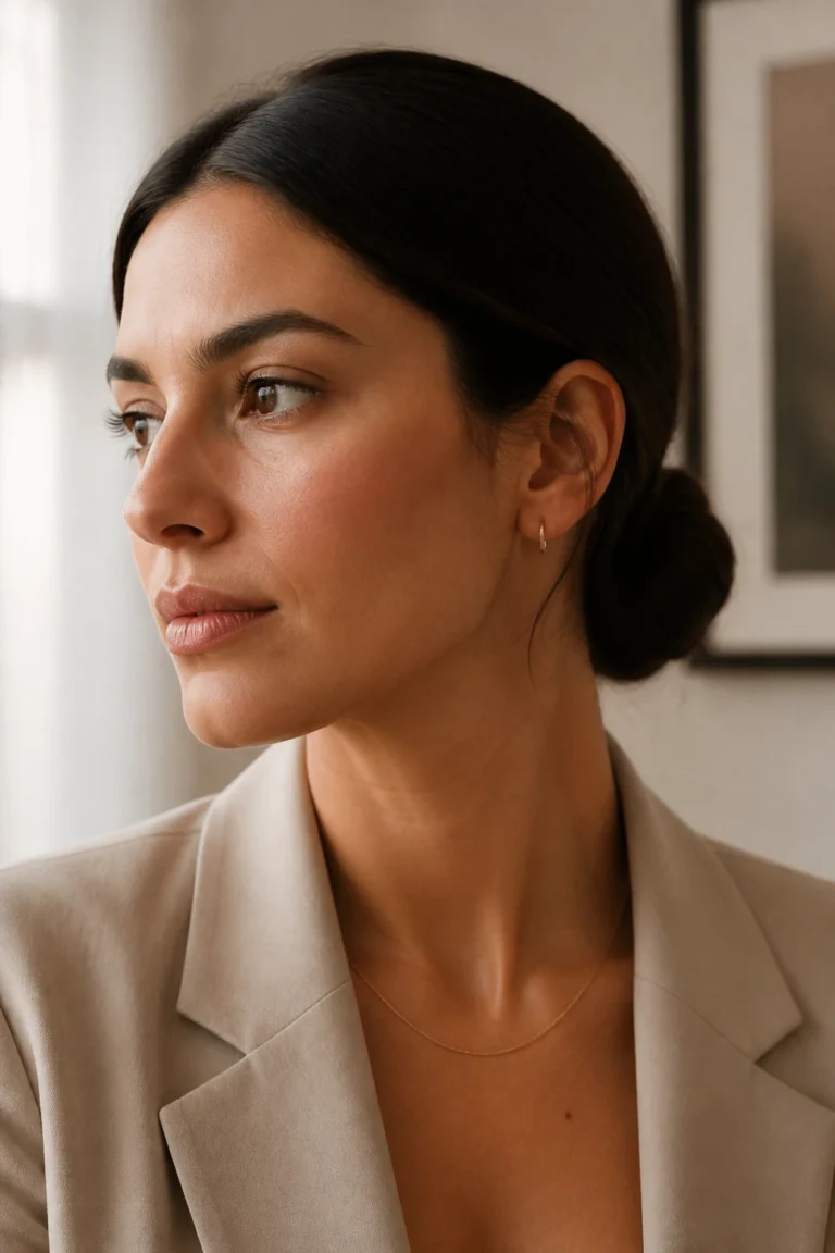 45 Elegant Low Bun Styles for Women