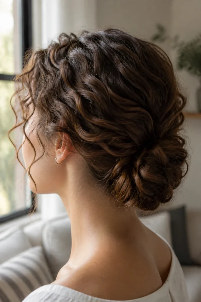 28 Updos for Short Curly Hair