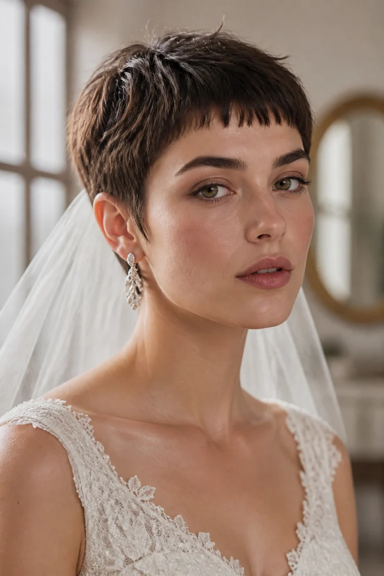 28 Pixie Cuts for Brides With Short Hair