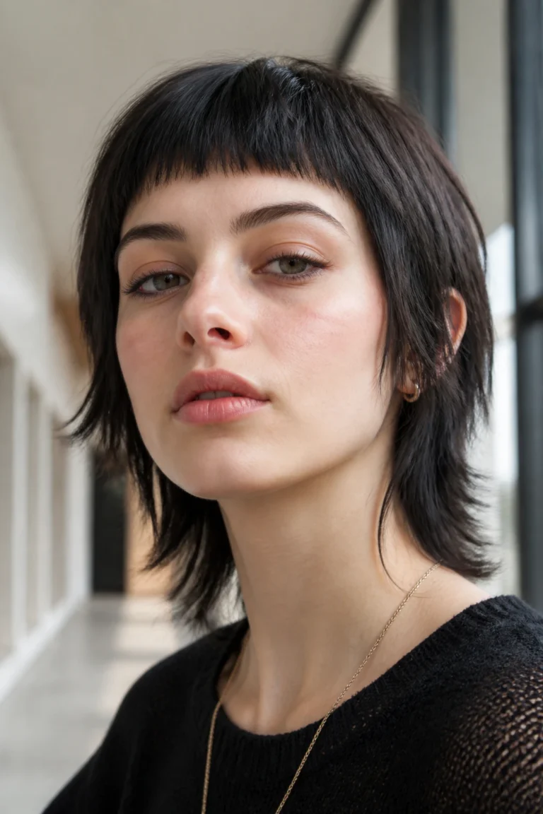 28 Short Wolf Cuts With Bangs for Straight Hair