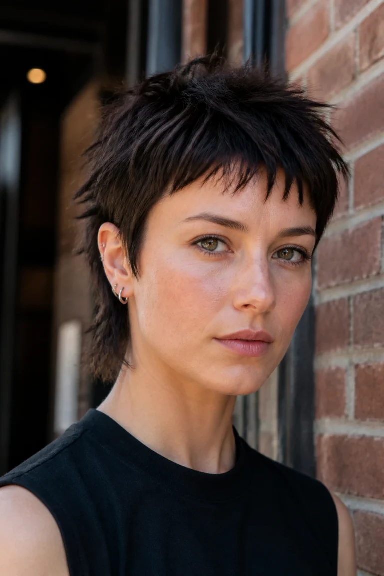25 Short Shaggy Hair With Mullet Layers
