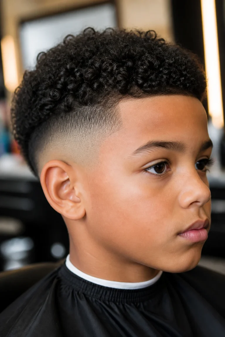 28 Cool Boys Haircuts for Short Curly Hair