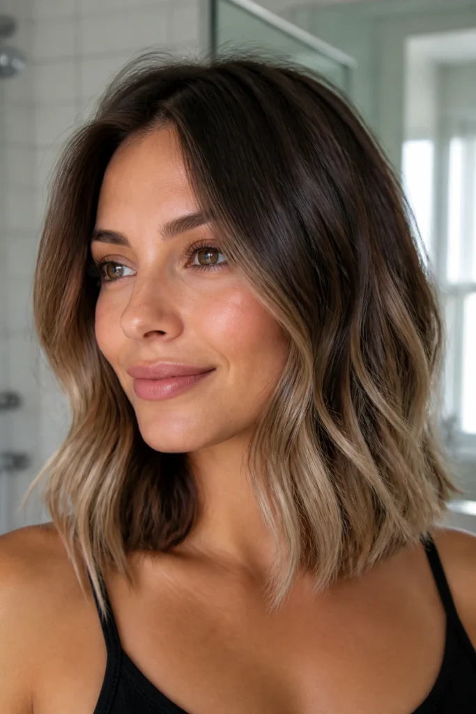 25 Shoulder Length Hair Ombre Ideas for a Soft Color Fade