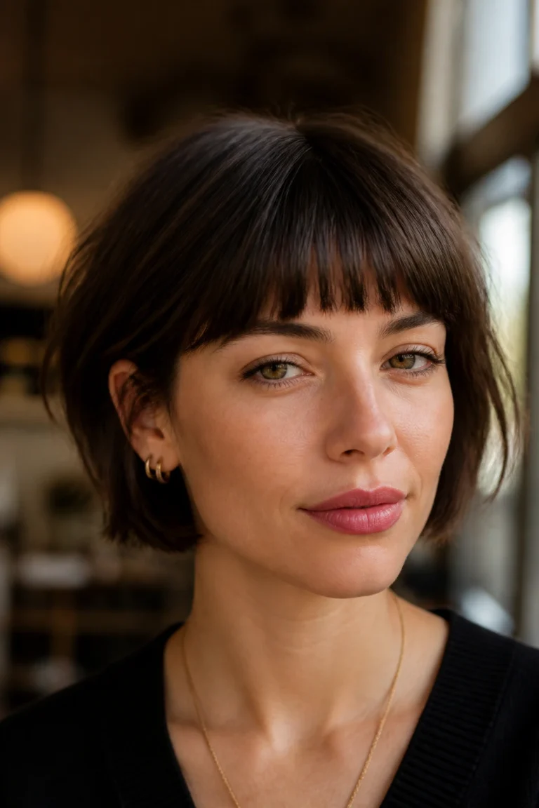 16 Short Hairstyles With Bangs