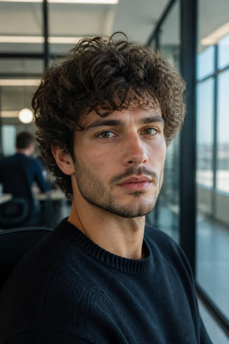 19 Shag Haircuts for Men With Curly Hair