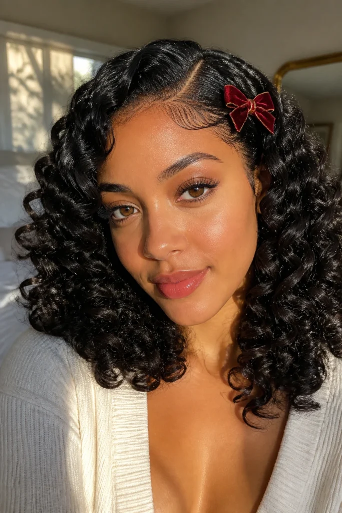33 Curly Hairstyles for Christmas