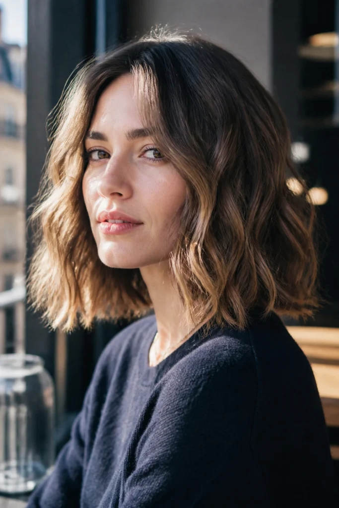 22 Medium Length Choppy Haircuts for Lived-In Soft Texture
