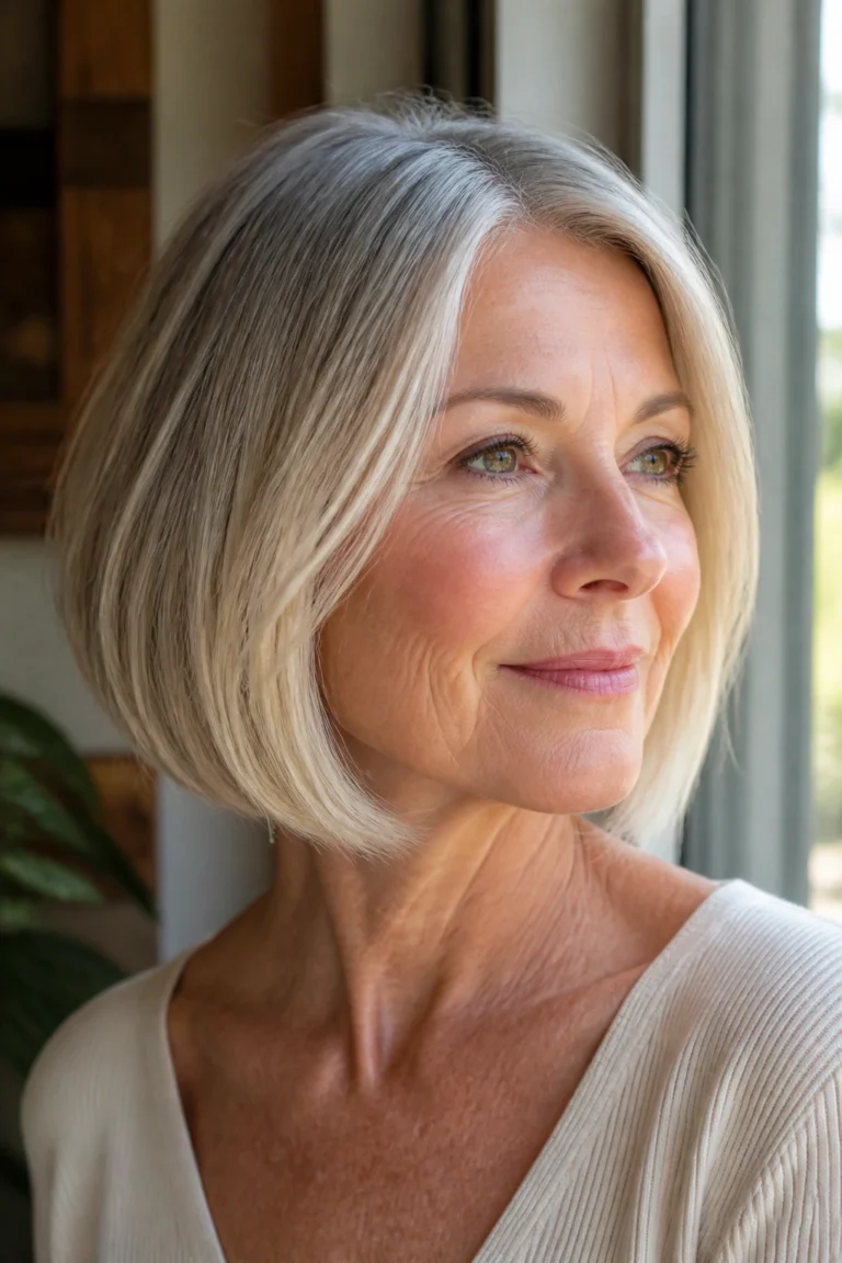21 Silver Blonde Hair Color Ideas for Older Women