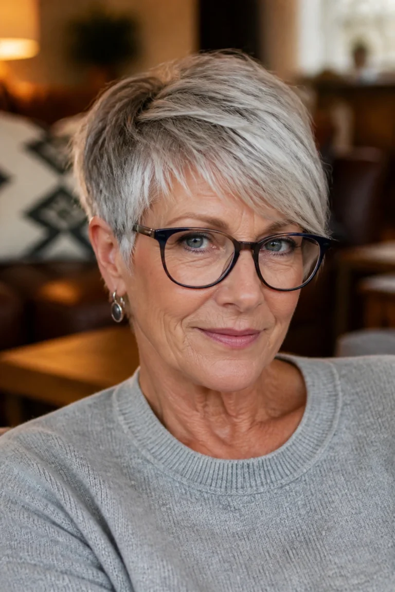 28 Short Straight Haircuts for Older Women