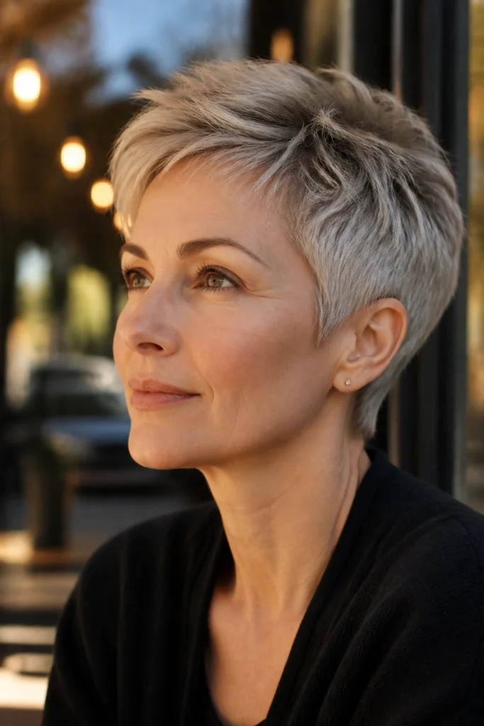 24 Pixie Cuts for Thin Hair Over 50