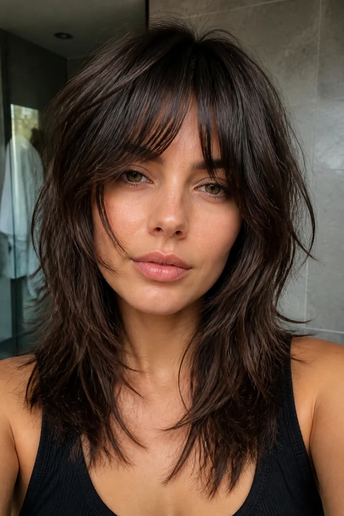 21 Edgy Shag Haircuts for Thick Hair